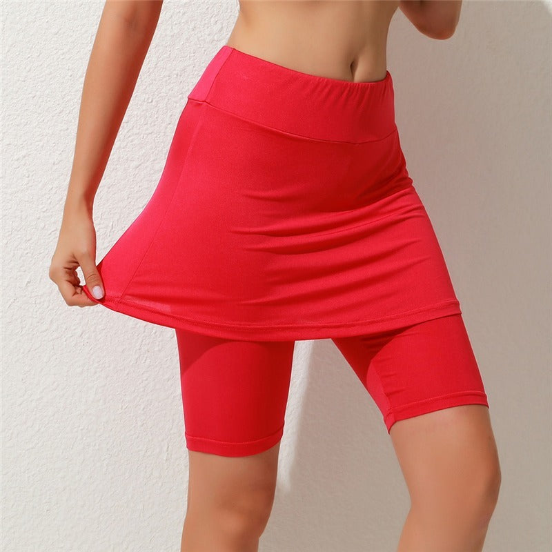 Neue Sommer-Leggings mit doppellagiger Yogahose