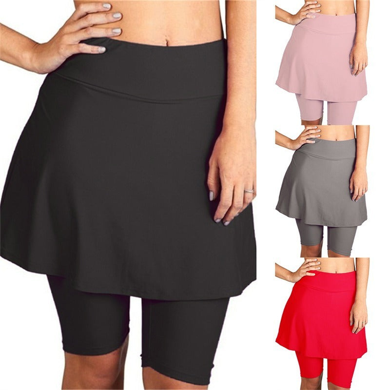 Neue Sommer-Leggings mit doppellagiger Yogahose
