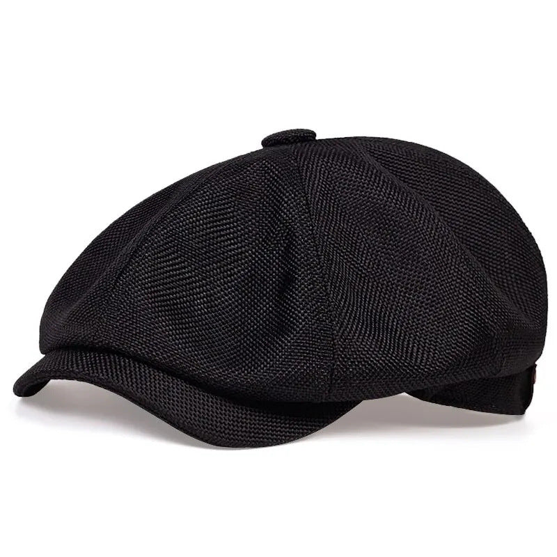 Men's Retro Linen Beret seball Cap