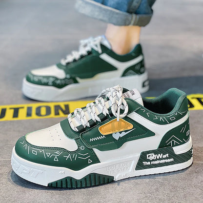 Herrenschuhe mit dicker Sohle