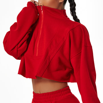 Langärmliger Sportpullover