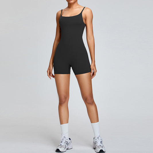 Europäischen und Amerikanischen neue frühjahr/sommer nude yoga leibchen overall frauen high-intensität dance fitness overall