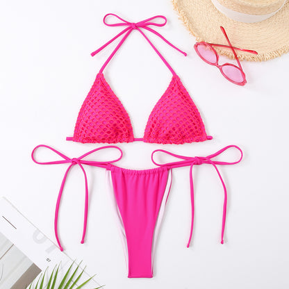 Neckholder-Bikini mit Schnürung, sexy, trendig und schmeichelhaft