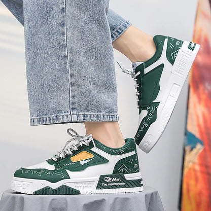 Herrenschuhe mit dicker Sohle