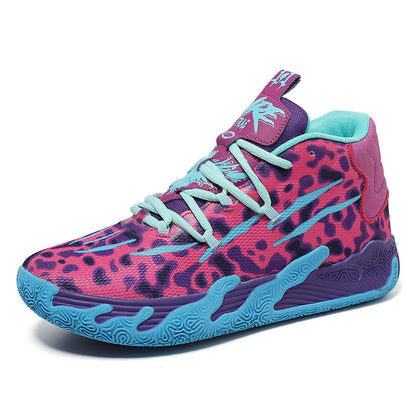 lila MB.03 Herren- und Damen-Basketballschuhe für drinnen und draußen, stoßdämpfend und rutschfest