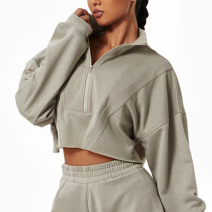 Langärmliger Sportpullover