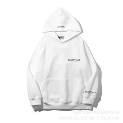 Unisex-Kapuzenpullover mit Buchstabendruck, lässig und warm für Herbst/Winter und Frühling