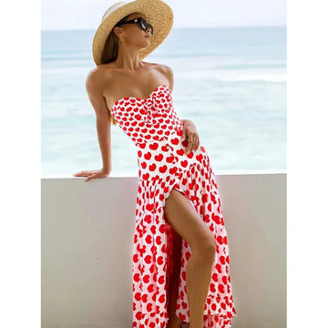 Retro One-Shoulder-Badeanzug für Damen