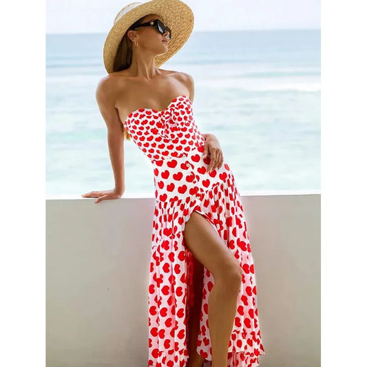 Retro One-Shoulder-Badeanzug für Damen