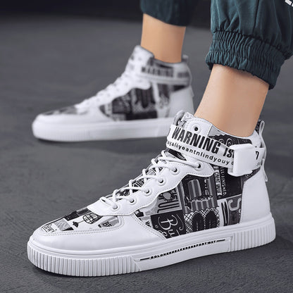 Trendige Herrenschuhe, neue High-Top-Schuhe für Teenager