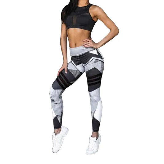 Digitaldruck Tanzsport Fitness Yoga Camel Toe Leggings für Damen 