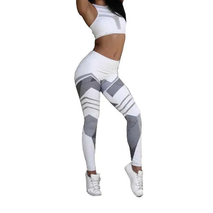 Digitaldruck Tanzsport Fitness Yoga Camel Toe Leggings für Damen 