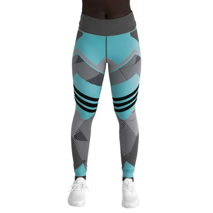 Digitaldruck Tanzsport Fitness Yoga Camel Toe Leggings für Damen 