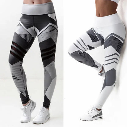 Digitaldruck Tanzsport Fitness Yoga Camel Toe Leggings für Damen 