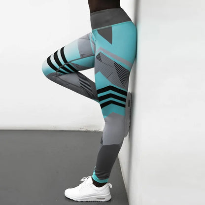 Digitaldruck Tanzsport Fitness Yoga Camel Toe Leggings für Damen 
