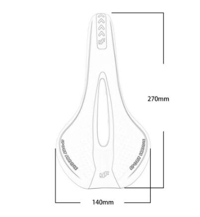 Fahrradsattel, bequemer, mittlerer, ausgehöhlter Fahrradsitz