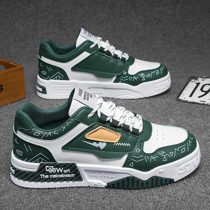 Herrenschuhe mit dicker Sohle