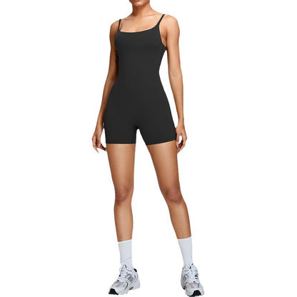 Europäischen und Amerikanischen neue frühjahr/sommer nude yoga leibchen overall frauen high-intensität dance fitness overall