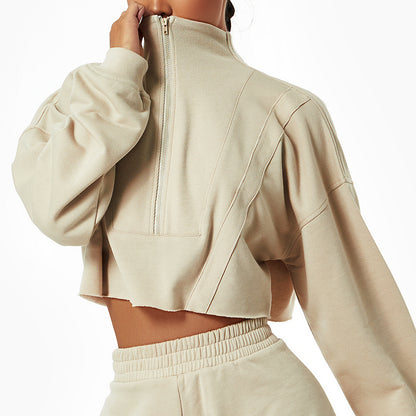Langärmliger Sportpullover