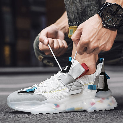 Große Herren-Sneaker mit dicker Sohle