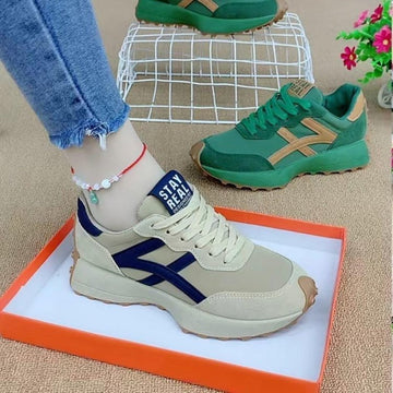 Frühling neue einzelne ide dicke casual papa schuhe turnschuhe für frauen
