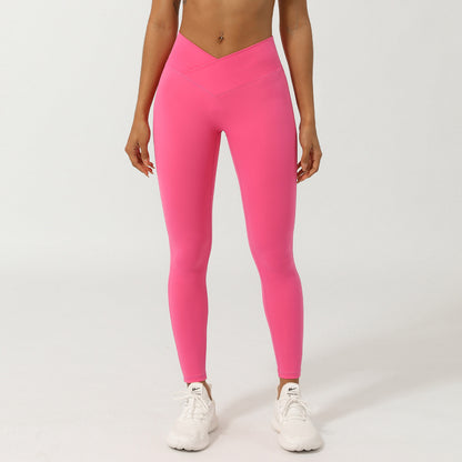 V-Waist Yoga Pants – Peach Lift Leggings mit hoher Taille für Workout &amp; Fitness