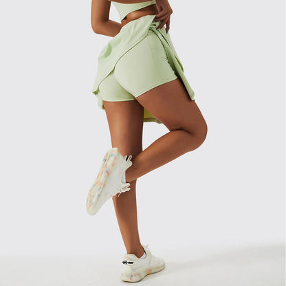 Frühling Nude Feeling Tennisrock Fitness Badminton