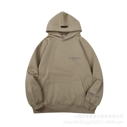 Unisex-Kapuzenpullover mit Buchstabendruck, lässig und warm für Herbst/Winter und Frühling