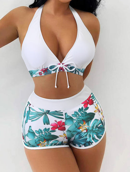 Sport-Bikinianzug mit hoher Taille für Damen