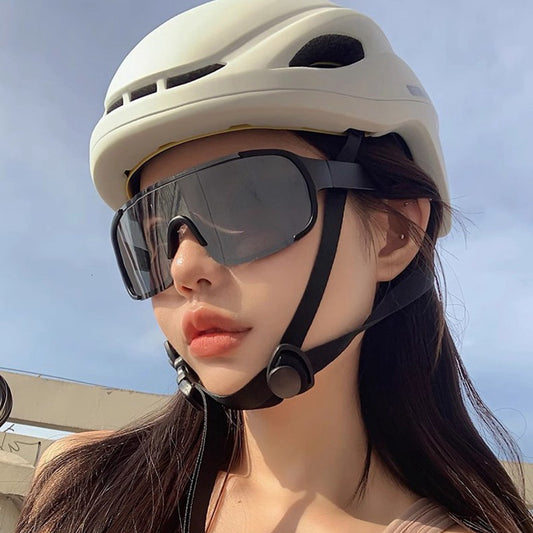 Outdoor-Skibrille mit großem Rahmen, winddichte Schutzbrille, Bergsteigen, Rennräder, Fahrräder, Sport-Sonnenbrille 
