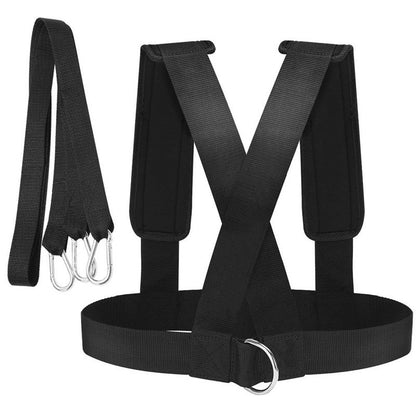 Lauftraining Workout Expander Fitnessband Widerstandsbänder Gewichtstragender Schultergurt für Geschwindigkeitstraining