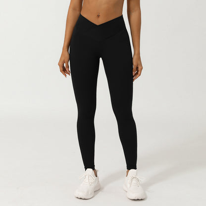 V-Waist Yoga Pants – Peach Lift Leggings mit hoher Taille für Workout &amp; Fitness
