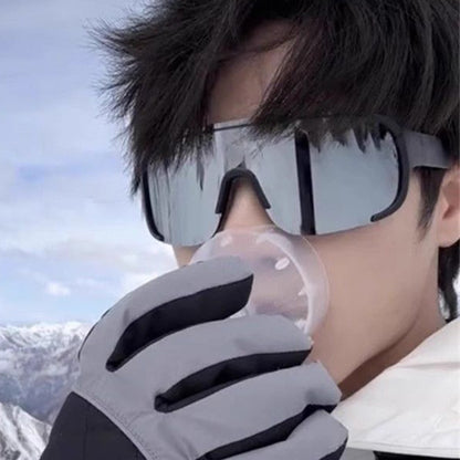 Outdoor-Skibrille mit großem Rahmen, winddichte Schutzbrille, Bergsteigen, Rennräder, Fahrräder, Sport-Sonnenbrille 
