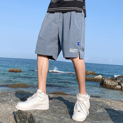 Herren Ice Silk Quick-Dry Shorts – Leichte Sommersportbekleidung