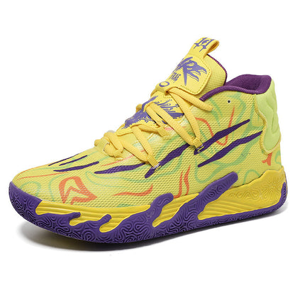 lila MB.03 Herren- und Damen-Basketballschuhe für drinnen und draußen, stoßdämpfend und rutschfest