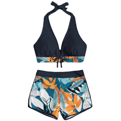Sport-Bikinianzug mit hoher Taille für Damen