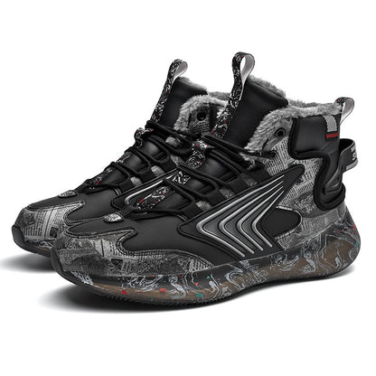 Trendige leuchtende Laufschuhe für Herren