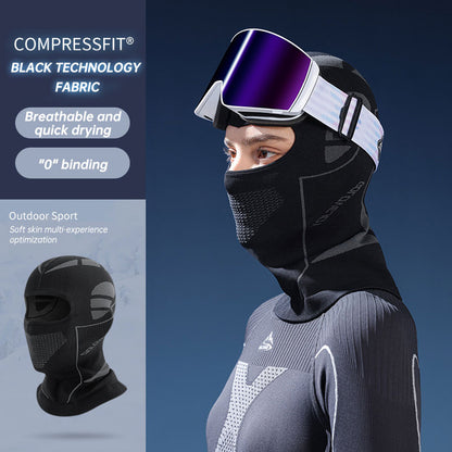 Winter-Ski-Kopfbedeckung, Gesichtsschutz, winddicht, Motorrad-Kopftuch, Reitmaske, warm, atmungsaktiv, Nackenschutz