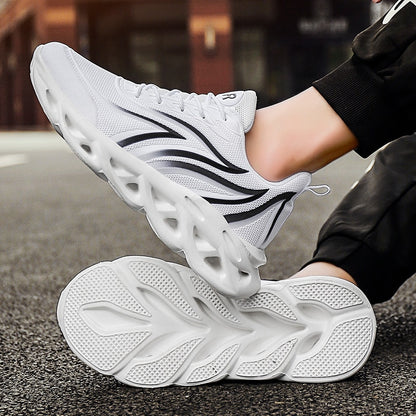 Herren-Sneaker mit Flammen-Print