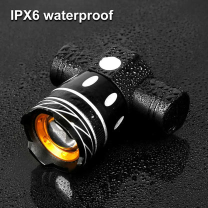T6 LED Fahrrad Frontlicht USB Aufladbare Laterne 2400mAh für Zoom Fahrrad Scheinwerfer Radfahren Taschenlampe MTB Fahrrad Zubehör