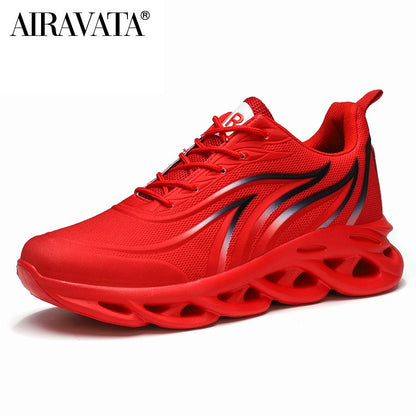 Herren-Sneaker mit Flammen-Print
