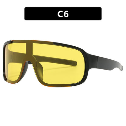 Outdoor-Skibrille mit großem Rahmen, winddichte Schutzbrille, Bergsteigen, Rennräder, Fahrräder, Sport-Sonnenbrille 