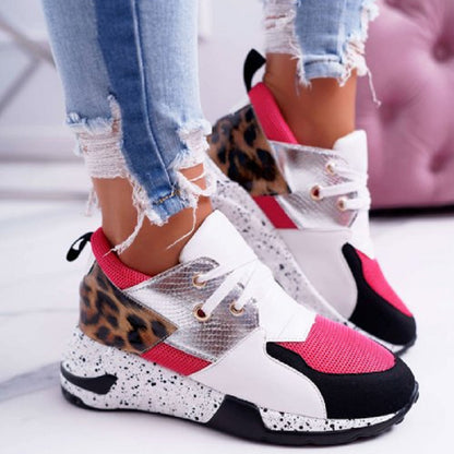 Plateau-Sneakers in verschiedenen Farben für Damen in Übergröße
