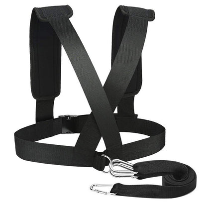 Lauftraining Workout Expander Fitnessband Widerstandsbänder Gewichtstragender Schultergurt für Geschwindigkeitstraining