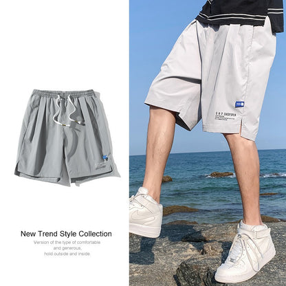 Herren Ice Silk Quick-Dry Shorts – Leichte Sommersportbekleidung