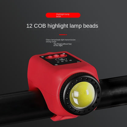 Fahrradlichter, Mountainbikes, Hupenlichter mit hoher Dezibelzahl, Radfahren im Freien, wasserdichte Fahrradlichter mit USB-Ladefunktion