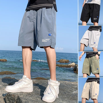 Herren Ice Silk Quick-Dry Shorts – Leichte Sommersportbekleidung