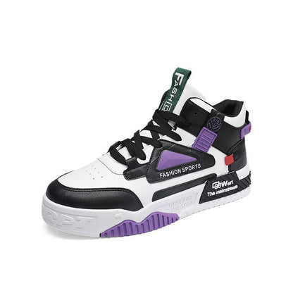 Neue atmungsaktive High-Top-Schuhe für Herren im Frühling.