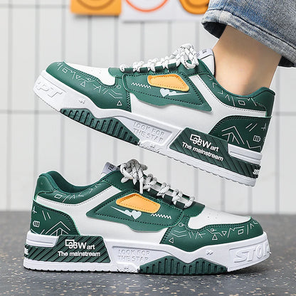 Herrenschuhe mit dicker Sohle