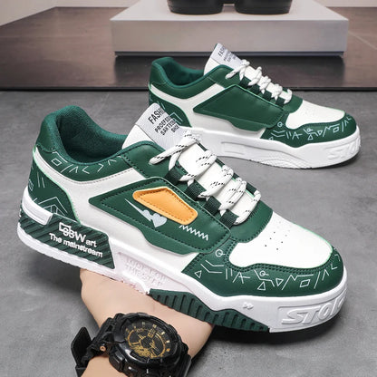 Herrenschuhe mit dicker Sohle